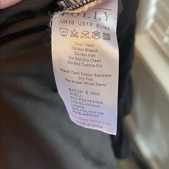 Oh Polly Black Strapless Dress - Picture 8 of 9